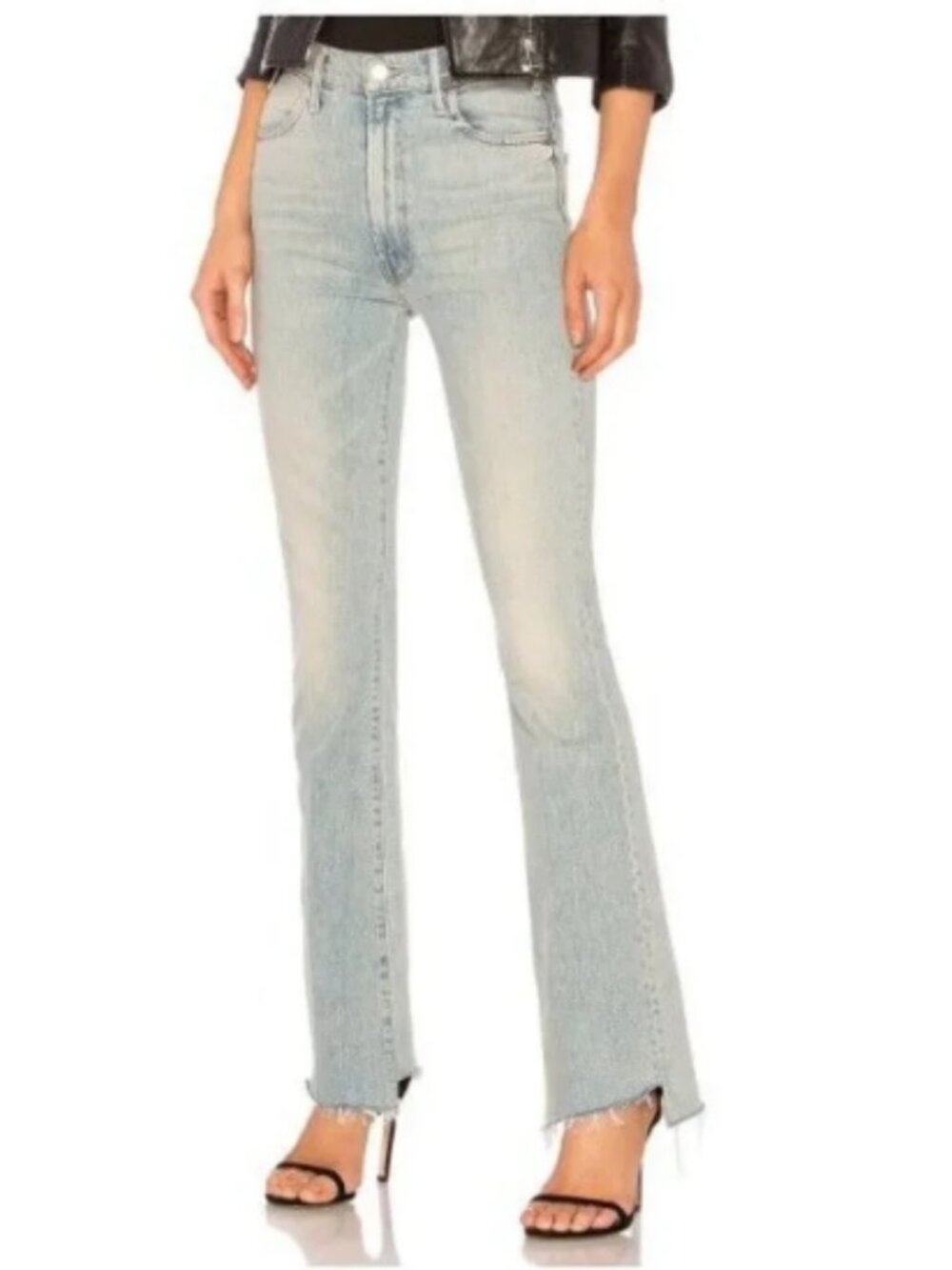 MOTHER Superior The Two Step Hustler Fray Jeans in Prize Pupil Jeans Size 26